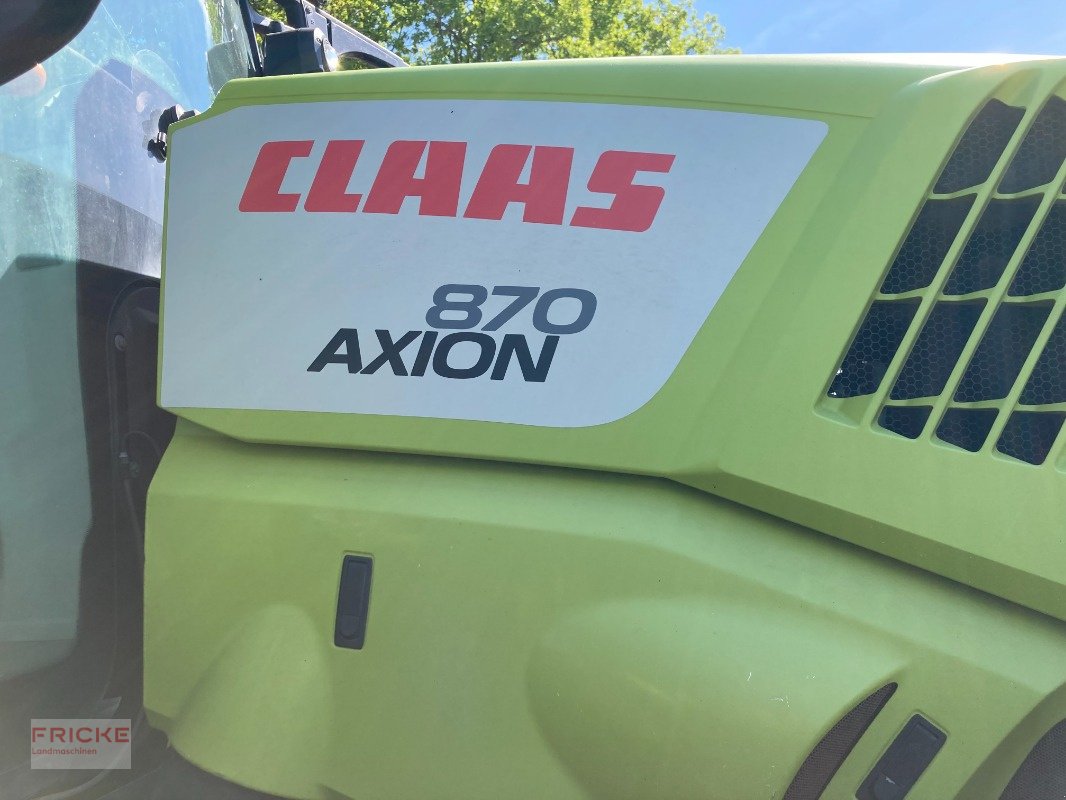 Traktor typu CLAAS Axion 870 CMatic Cebis **Black-weeks**, Gebrauchtmaschine v Bockel - Gyhum (Obrázek 13)