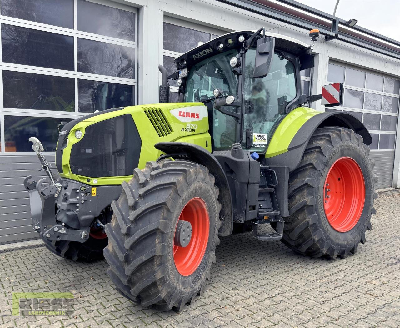 Traktor Türe ait CLAAS AXION 870 Cmatic CEBIS CEMIS MC, Vorführmaschine içinde Homberg/Ohm - Maulbach (resim 2)