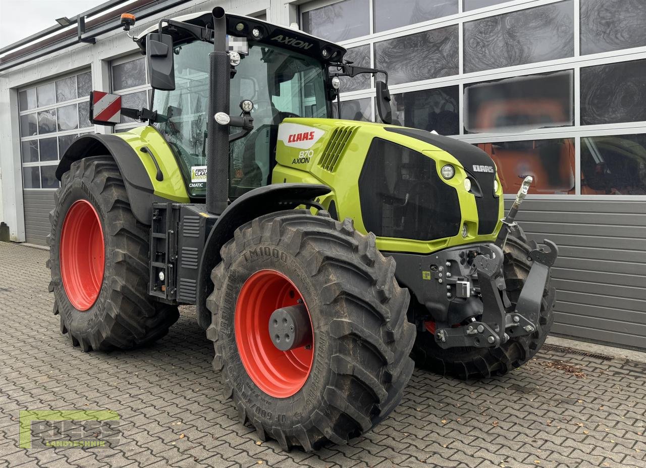Traktor Türe ait CLAAS AXION 870 Cmatic CEBIS CEMIS MC, Vorführmaschine içinde Homberg/Ohm - Maulbach (resim 12)