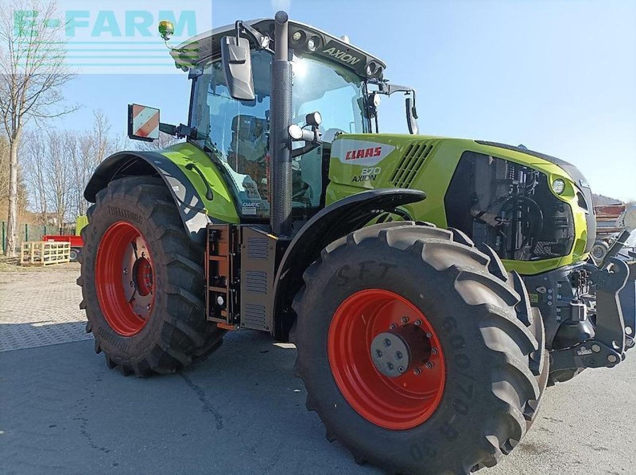 Traktor typu CLAAS axion 870 cmatic / cebis CMATIC CEBIS, Gebrauchtmaschine v LÖSSNITZ (Obrázek 4)
