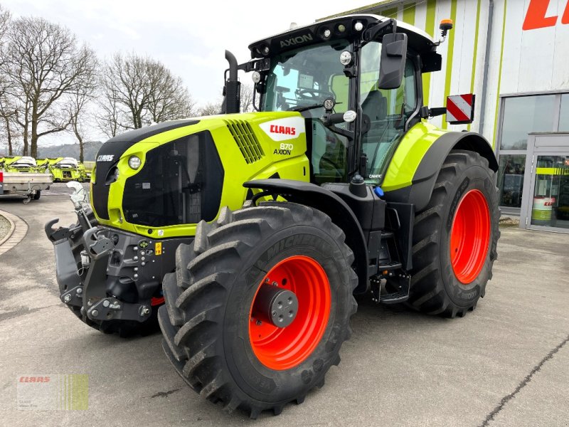 Traktor tipa CLAAS AXION 870 CMATIC CEBIS, FKH + FZW, CEMIS 1200, nur 350 h !, Gebrauchtmaschine u Neerstedt