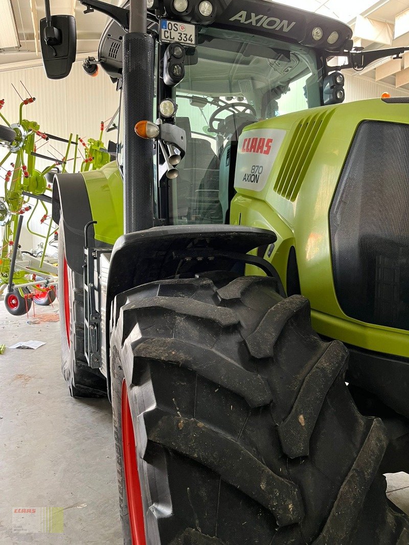 Traktor типа CLAAS AXION 870 CMATIC CEBIS, FKH + FZW, Gebrauchtmaschine в Ankum (Фотография 7)