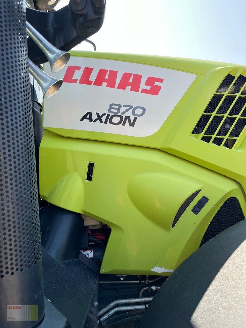 Traktor типа CLAAS AXION 870 CMATIC CEBIS, FKH + FZW, Gebrauchtmaschine в Ankum (Фотография 18)