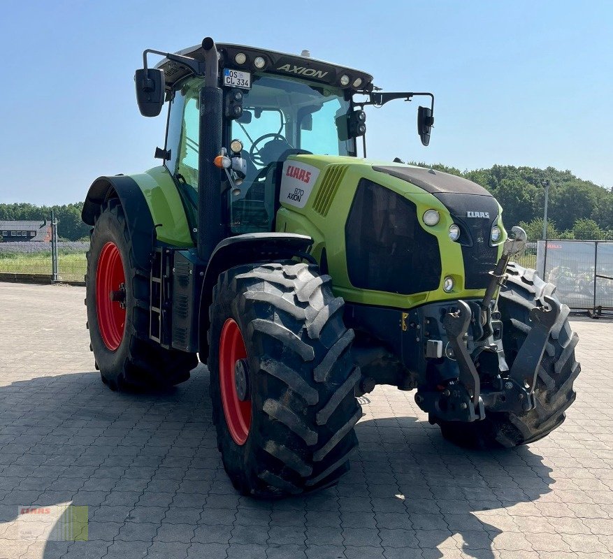 Traktor типа CLAAS AXION 870 CMATIC CEBIS, FKH + FZW, Gebrauchtmaschine в Ankum (Фотография 1)