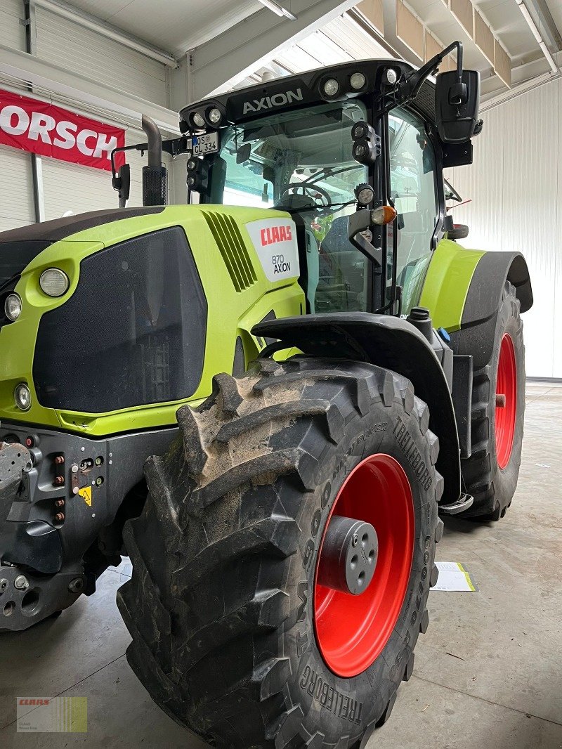 Traktor типа CLAAS AXION 870 CMATIC CEBIS, FKH + FZW, Gebrauchtmaschine в Ankum (Фотография 17)