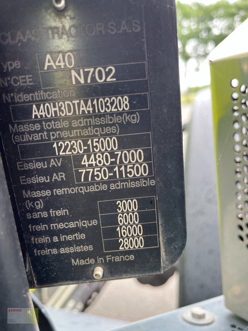 Traktor of the type CLAAS AXION 870 CMATIC CEBIS, GPS, S10, Gebrauchtmaschine in Molbergen (Picture 15)