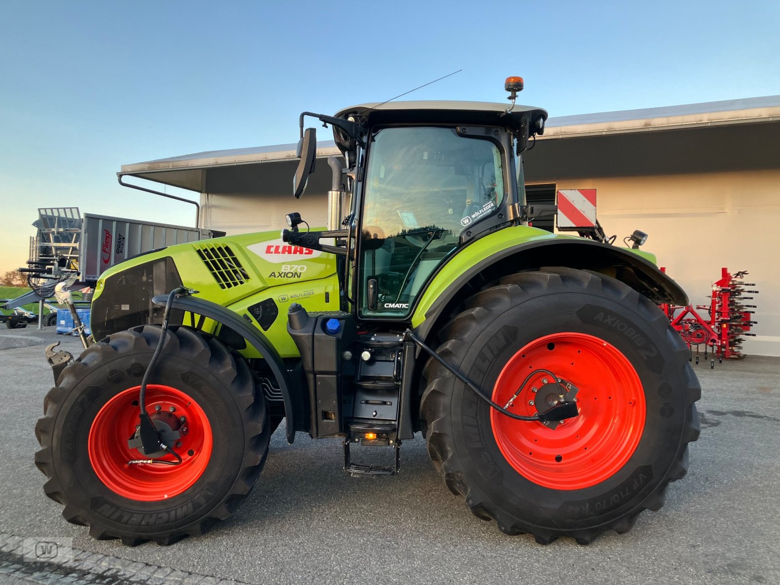 Traktor Türe ait CLAAS Axion 870 CMATIC  CEBIS, Gebrauchtmaschine içinde Zell an der Pram (resim 8)