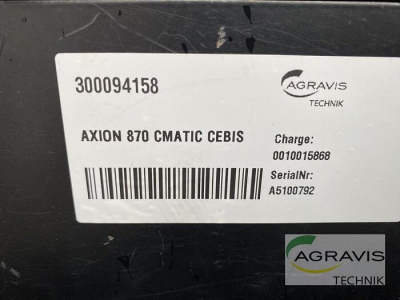 Traktor tip CLAAS AXION 870 CMATIC CEBIS, Gebrauchtmaschine in Fritzlar (Poză 19)