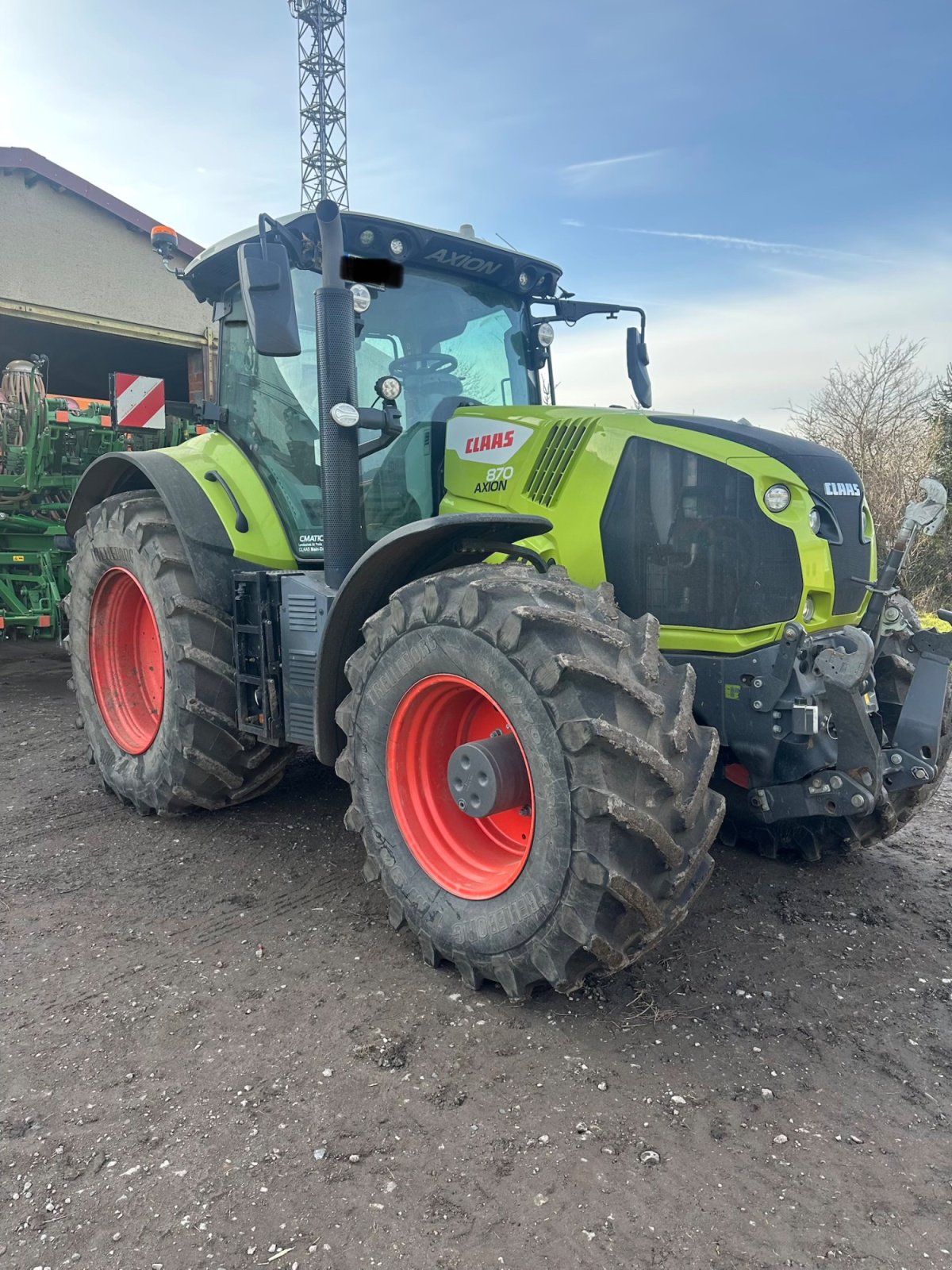Traktor van het type CLAAS Axion 870 CMATIC  CEBIS, Gebrauchtmaschine in Apolda (Foto 1)