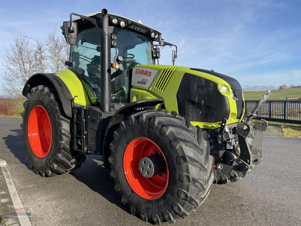 Traktor типа CLAAS Axion 870 Cmatic GPS READY Front-PTO 3651 Bh, Gebrauchtmaschine в Schierling (Фотография 9)