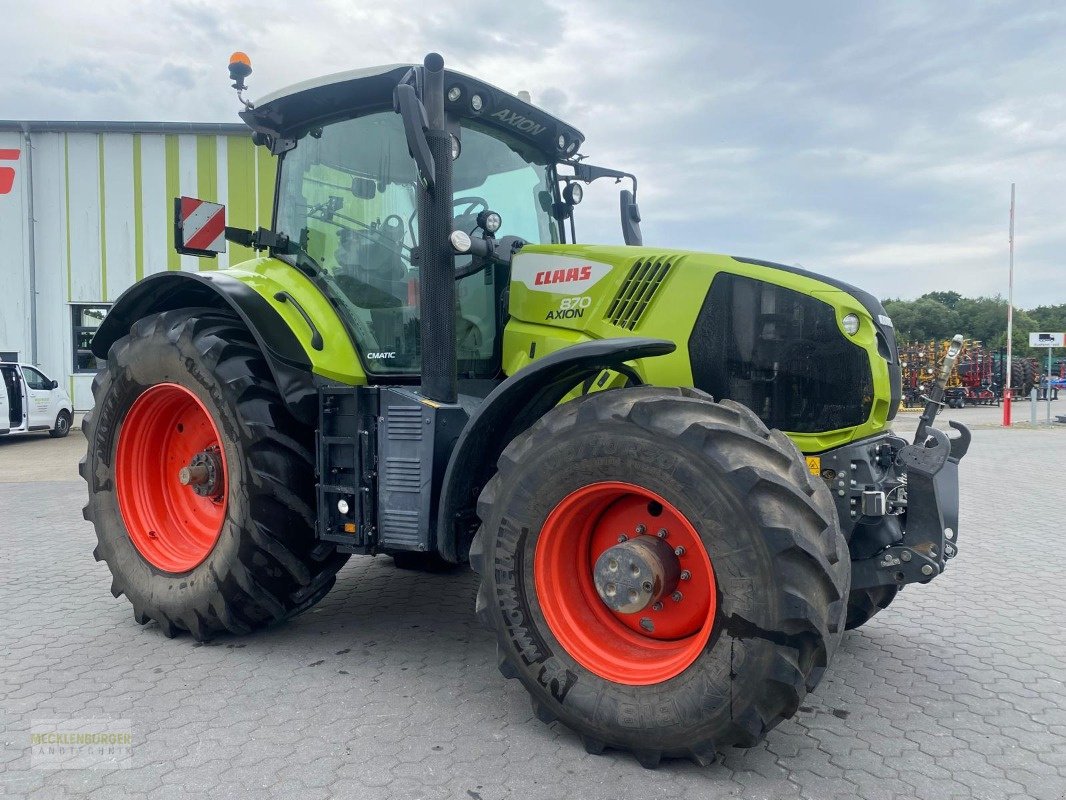 Traktor типа CLAAS Axion 870 Cmatic + GPS RTK, Gebrauchtmaschine в Mühlengeez (Фотография 8)