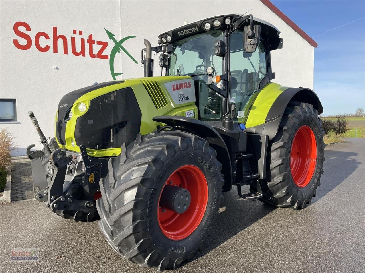 Traktor vrste CLAAS Axion 870 CMATIC mit GPS S10 RTK, Front-PTO, Gebrauchtmaschine v Schierling (Slika 1)
