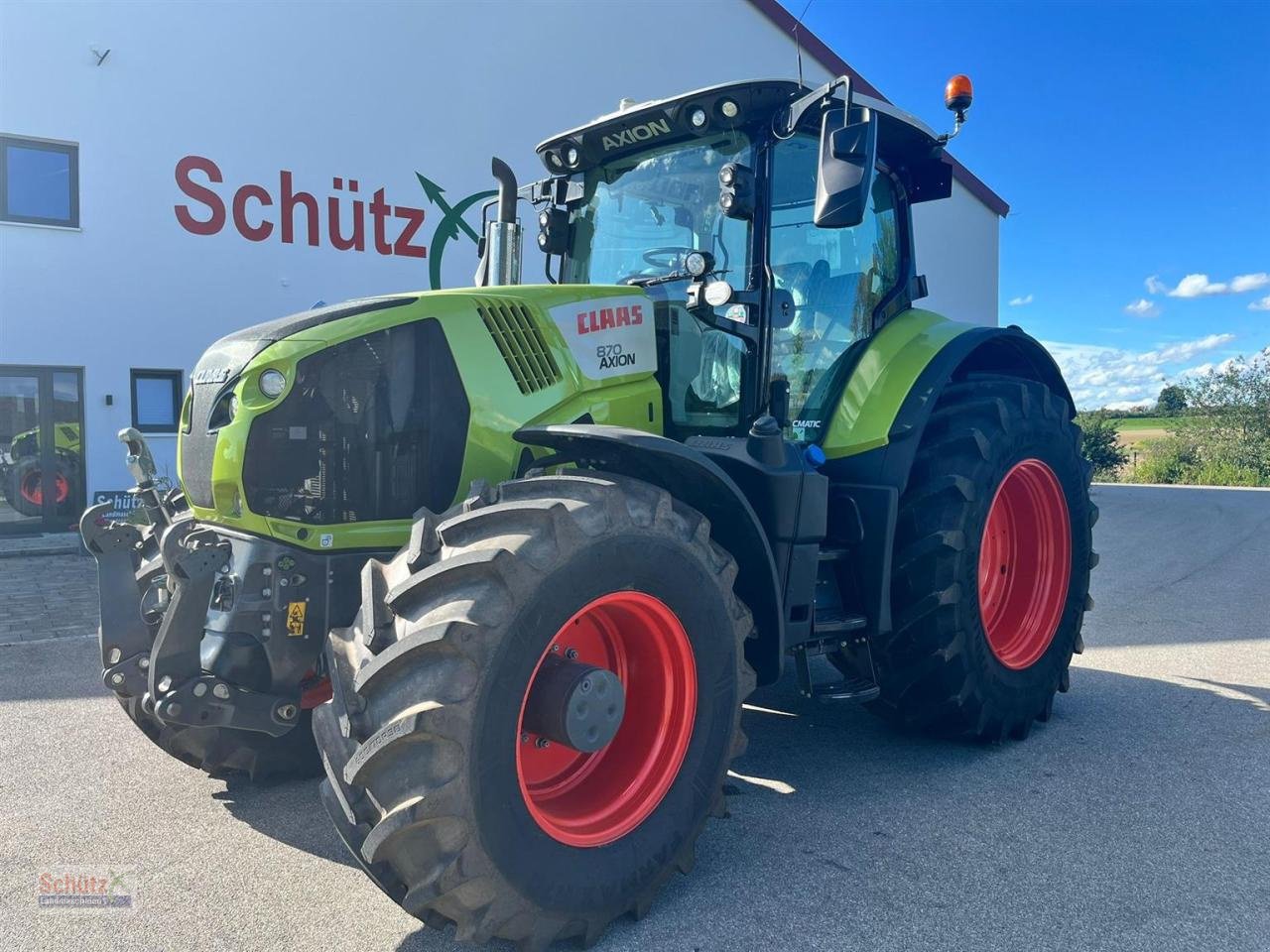 Traktor του τύπου CLAAS Axion 870 CMATIC mit S10 GPS und Cebis Touch, Vorderreifen NEU, Gebrauchtmaschine σε Schierling (Φωτογραφία 1)