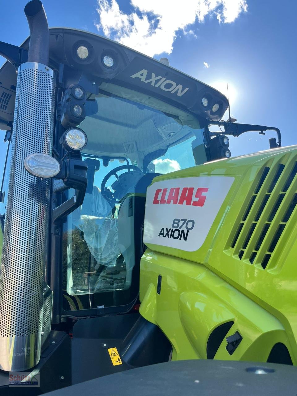Traktor του τύπου CLAAS Axion 870 CMATIC mit S10 GPS und Cebis Touch, Vorderreifen NEU, Gebrauchtmaschine σε Schierling (Φωτογραφία 11)