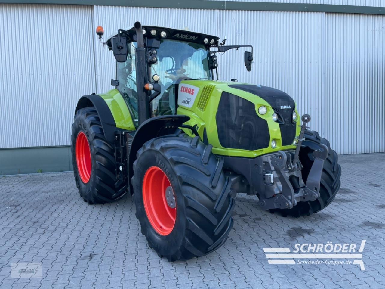 Traktor типа CLAAS AXION 870 CMATIC RTK, Gebrauchtmaschine в Wildeshausen (Фотография 1)