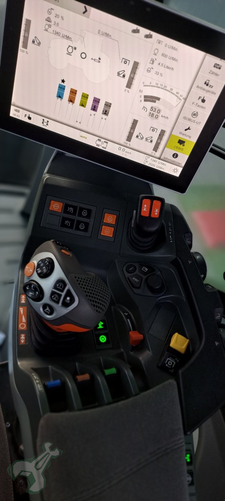 Traktor Türe ait CLAAS Axion 870 CMATIC, Gebrauchtmaschine içinde Neustadt an der Weinstraße (resim 5)