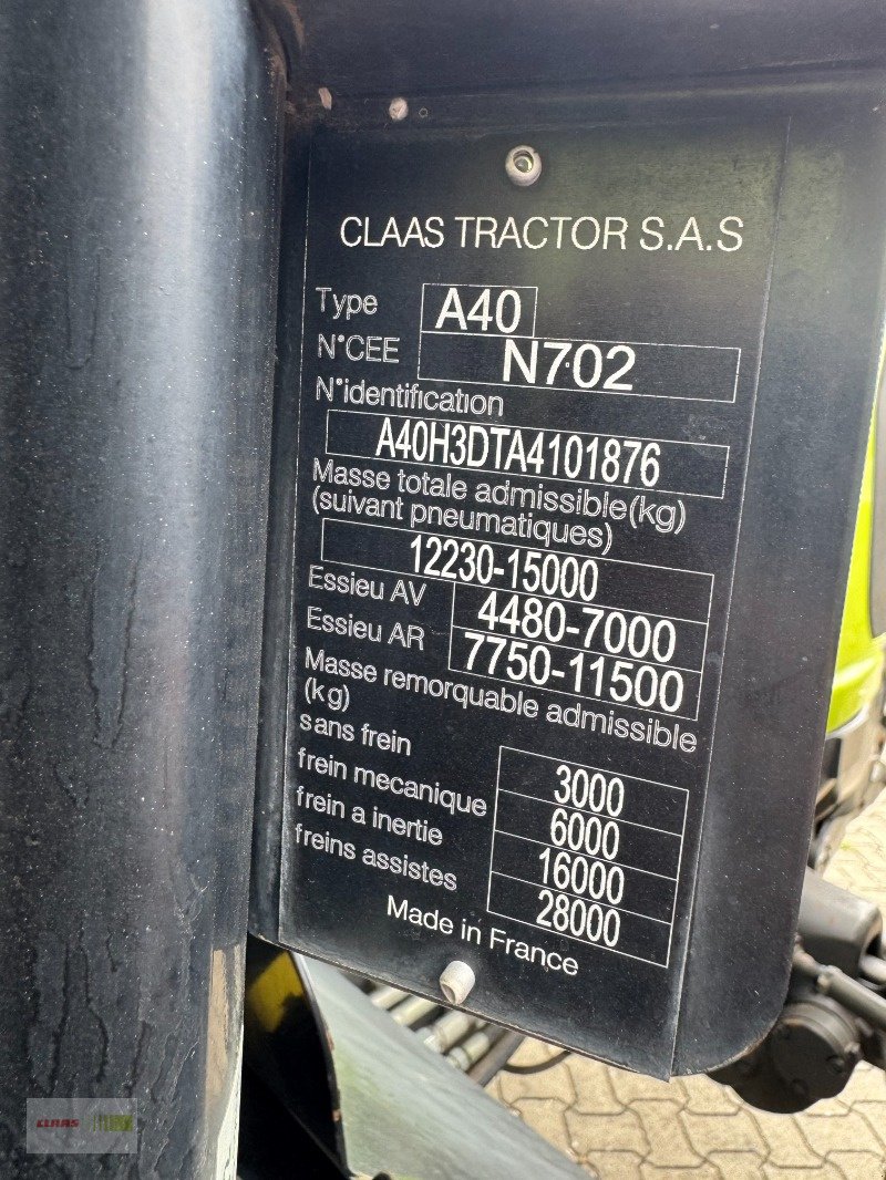 Traktor типа CLAAS Axion 870 CMATIC, Gebrauchtmaschine в Schwülper (Фотография 13)