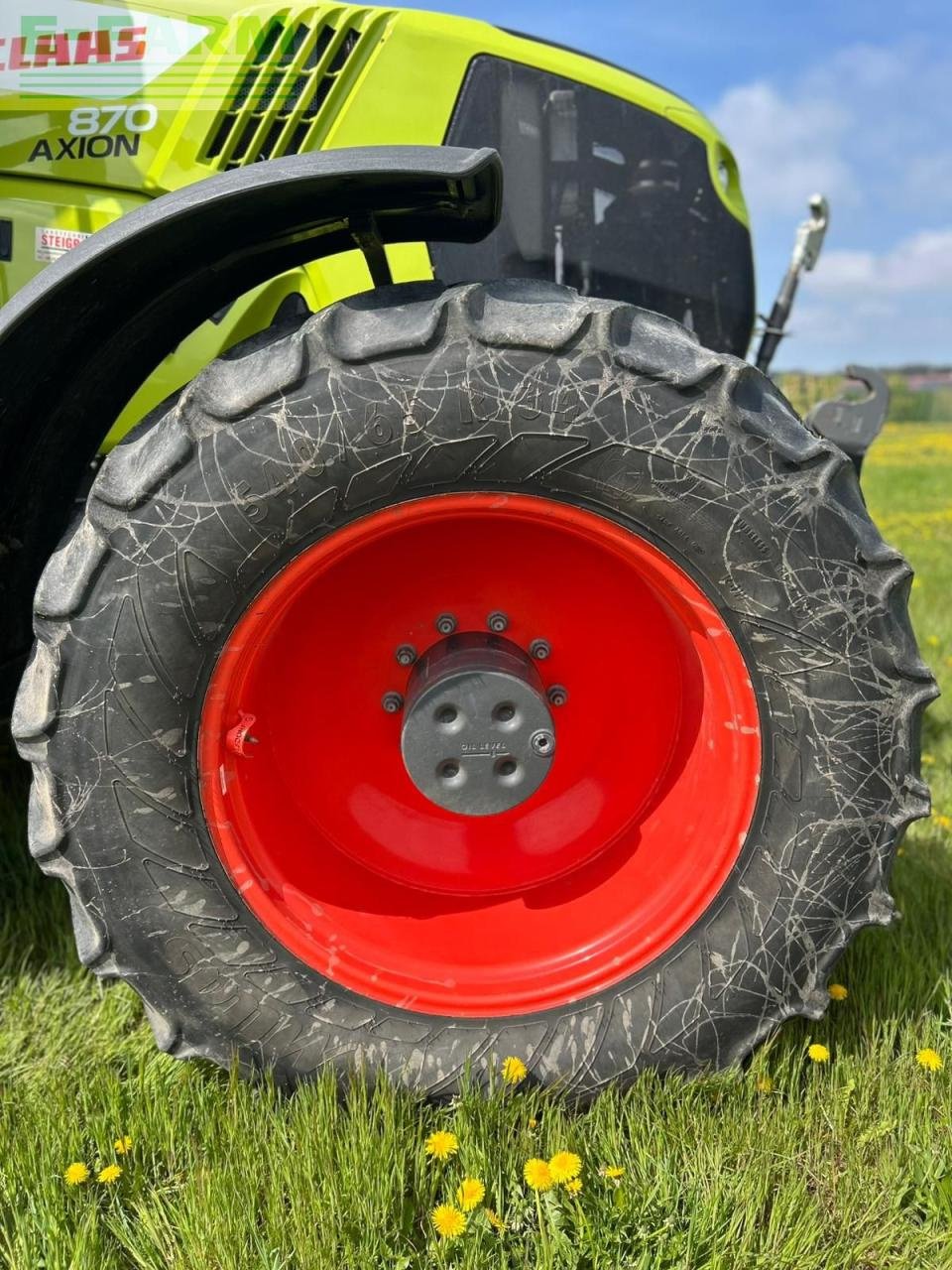 Traktor des Typs CLAAS AXION 870 CMATIC, Gebrauchtmaschine in WALLHAUSEN (Bild 11)