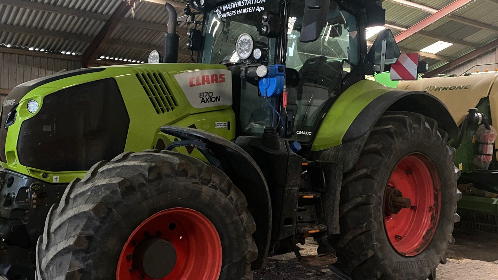 Traktor del tipo CLAAS AXION 870 CMATIC, Gebrauchtmaschine In Skærbæk (Immagine 3)