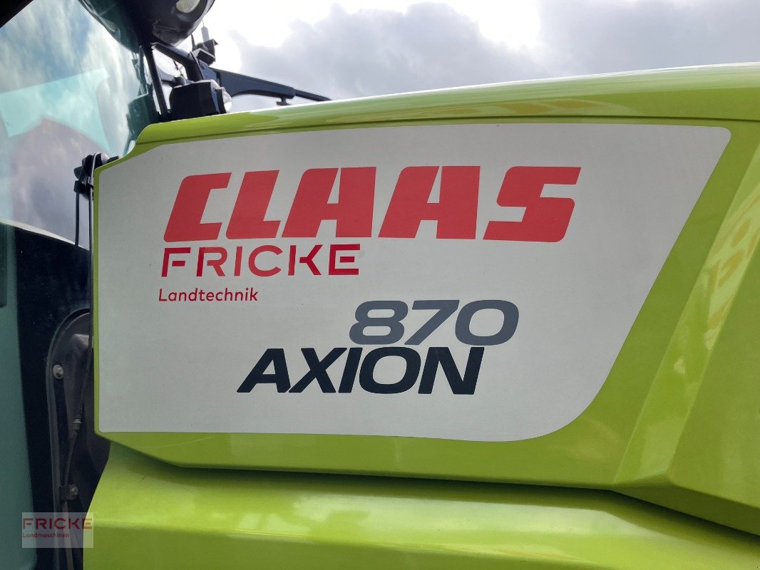 Traktor of the type CLAAS Axion 870 Cmatic, Neumaschine in Demmin (Picture 5)