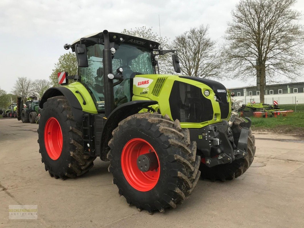 Traktor of the type CLAAS Axion 870 Cmatic, Neumaschine in Laage (Picture 1)