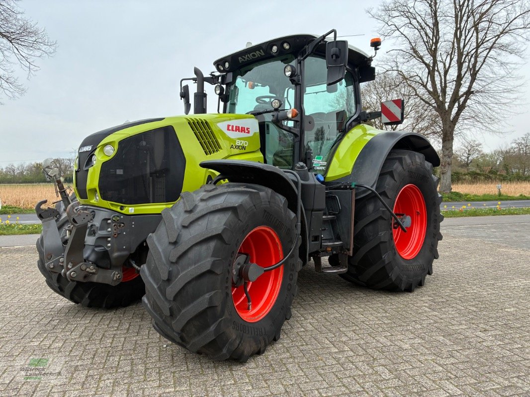 Traktor Türe ait CLAAS Axion 870 CMatic, Gebrauchtmaschine içinde Rhede / Brual (resim 1)