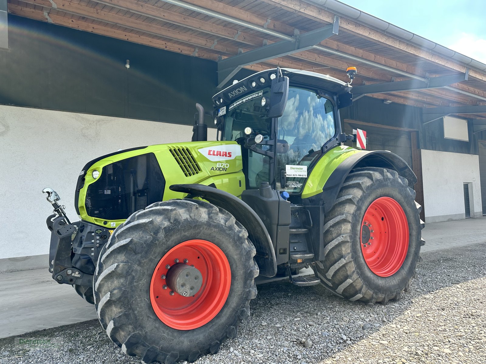 Traktor типа CLAAS Axion 870, Gebrauchtmaschine в Bergkirchen (Фотография 1)