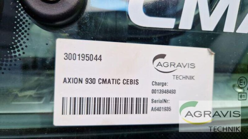 Traktor от тип CLAAS AXION 930 CMATIC CEBIS, Vorführmaschine в Melle-Wellingholzhausen (Снимка 13)