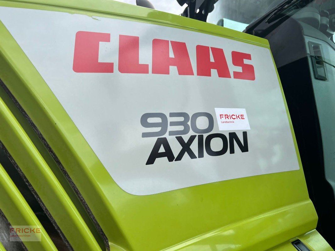 Traktor typu CLAAS Axion 930, Gebrauchtmaschine w Demmin (Zdjęcie 3)