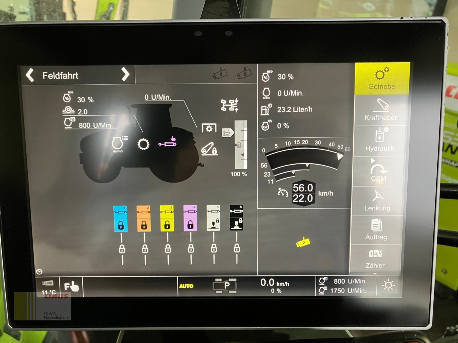 Traktor du type CLAAS Axion 950 CMATIC CEBIS Trimble * RTK *, Gebrauchtmaschine en Schwend (Photo 22)