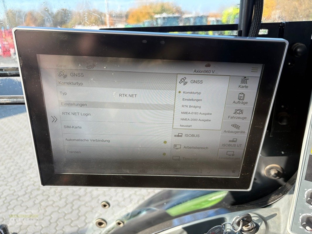 Traktor Türe ait CLAAS Axion 960 **Vorführer**GPS RTK, Gebrauchtmaschine içinde Mühlengeez (resim 12)