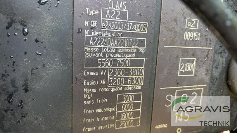 Traktor del tipo CLAAS AXOS 330 CX, Gebrauchtmaschine In Werl-Oberbergstraße (Immagine 9)