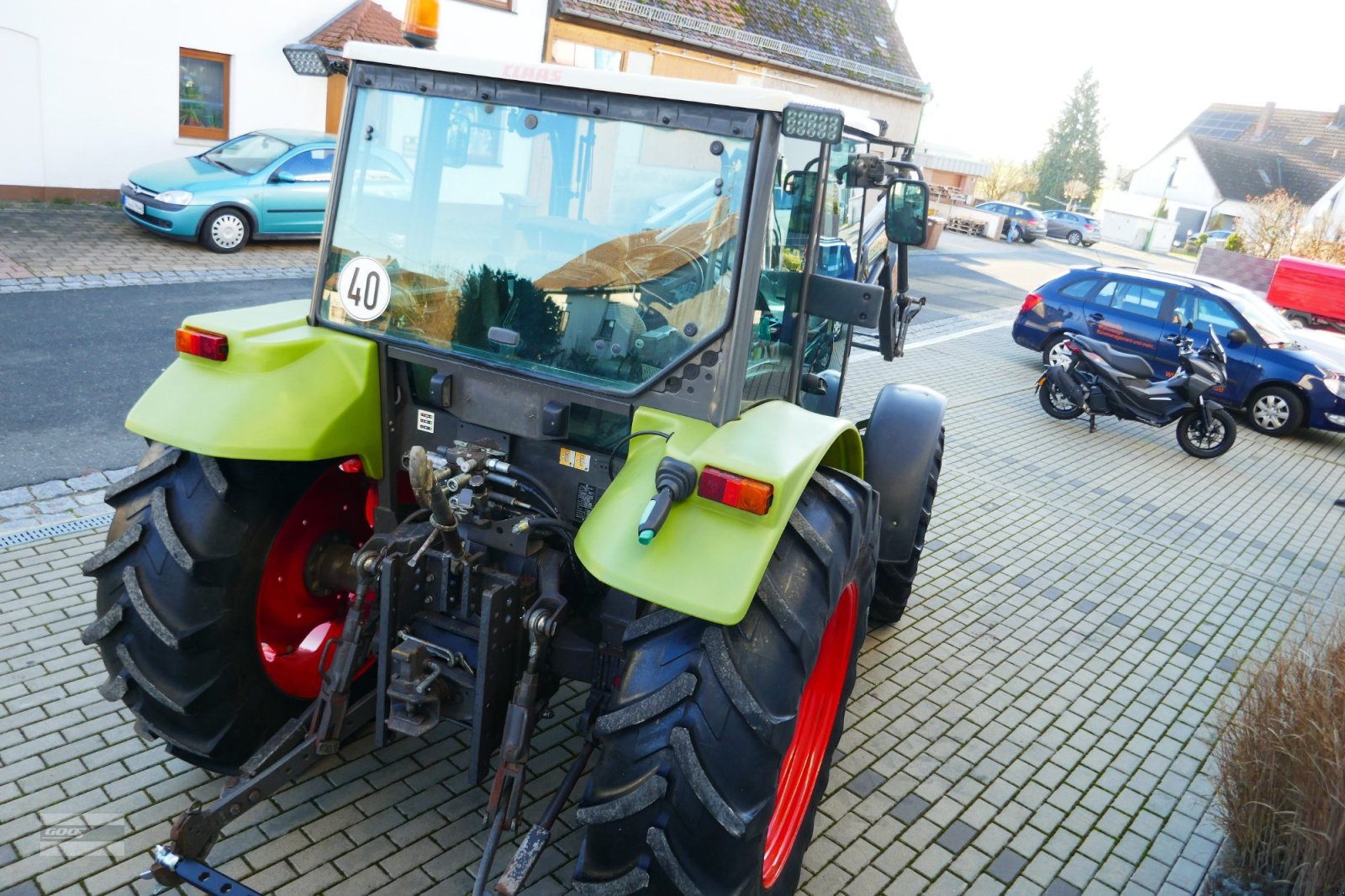 Traktor typu CLAAS Celtis 426 Allr. Erst 3900 Std. Gepflegter Traktor mit Stoll Industriefrontlader., Gebrauchtmaschine w Langenzenn (Zdjęcie 8)