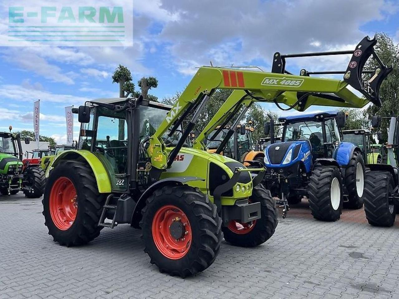 Traktor от тип CLAAS celtis 446 plus rx + mailleux mx40-85, Gebrauchtmaschine в DAMAS?AWEK (Снимка 4)