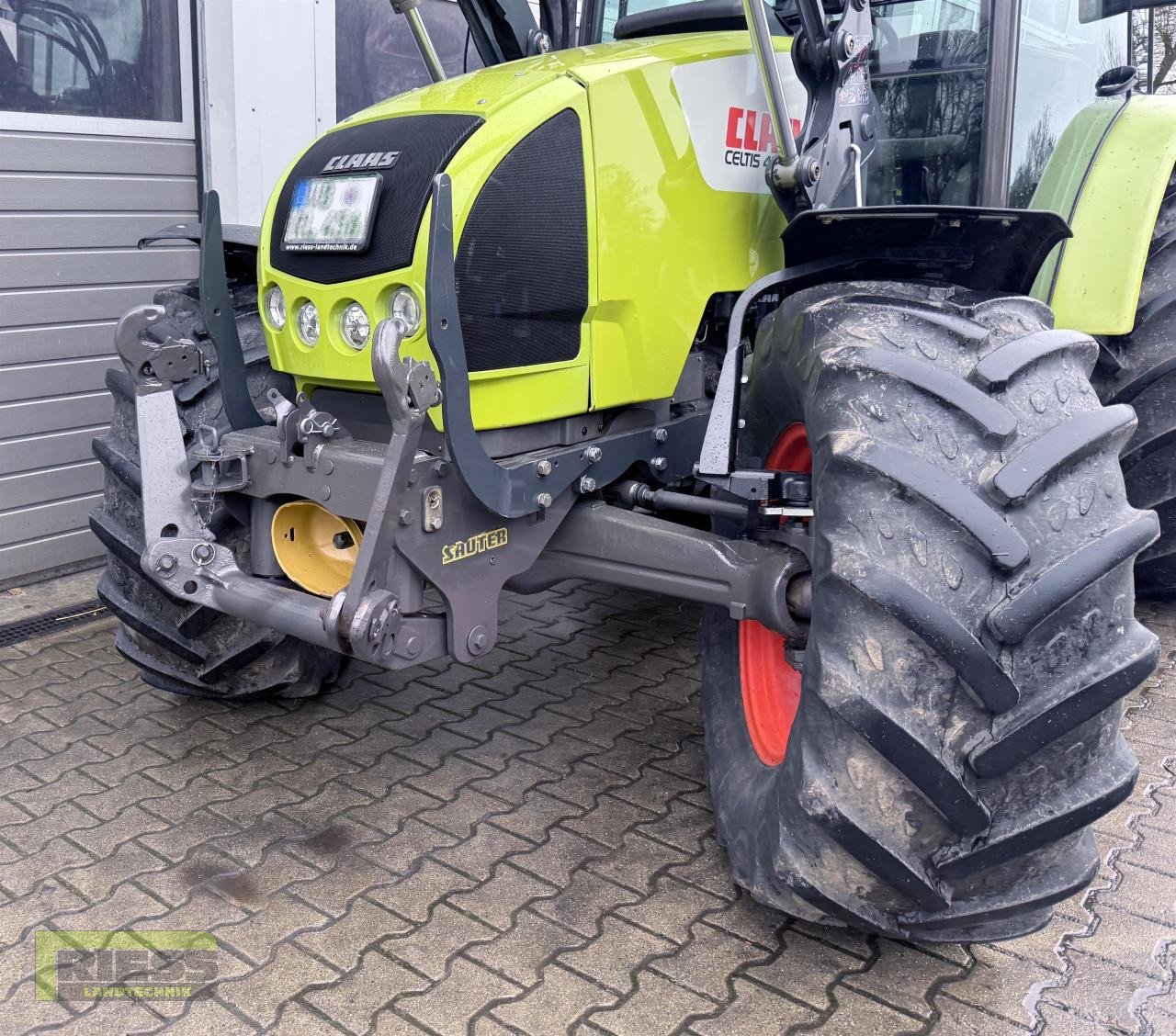 Traktor typu CLAAS CELTIS 456 RX COMFORT  Stoll FZ 30, Gebrauchtmaschine w Homberg/Ohm - Maulbach (Zdjęcie 7)