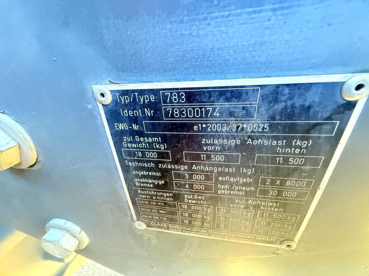 Traktor du type CLAAS CLAAS XERION 4500, Gebrauchtmaschine en Brønderslev (Photo 14)