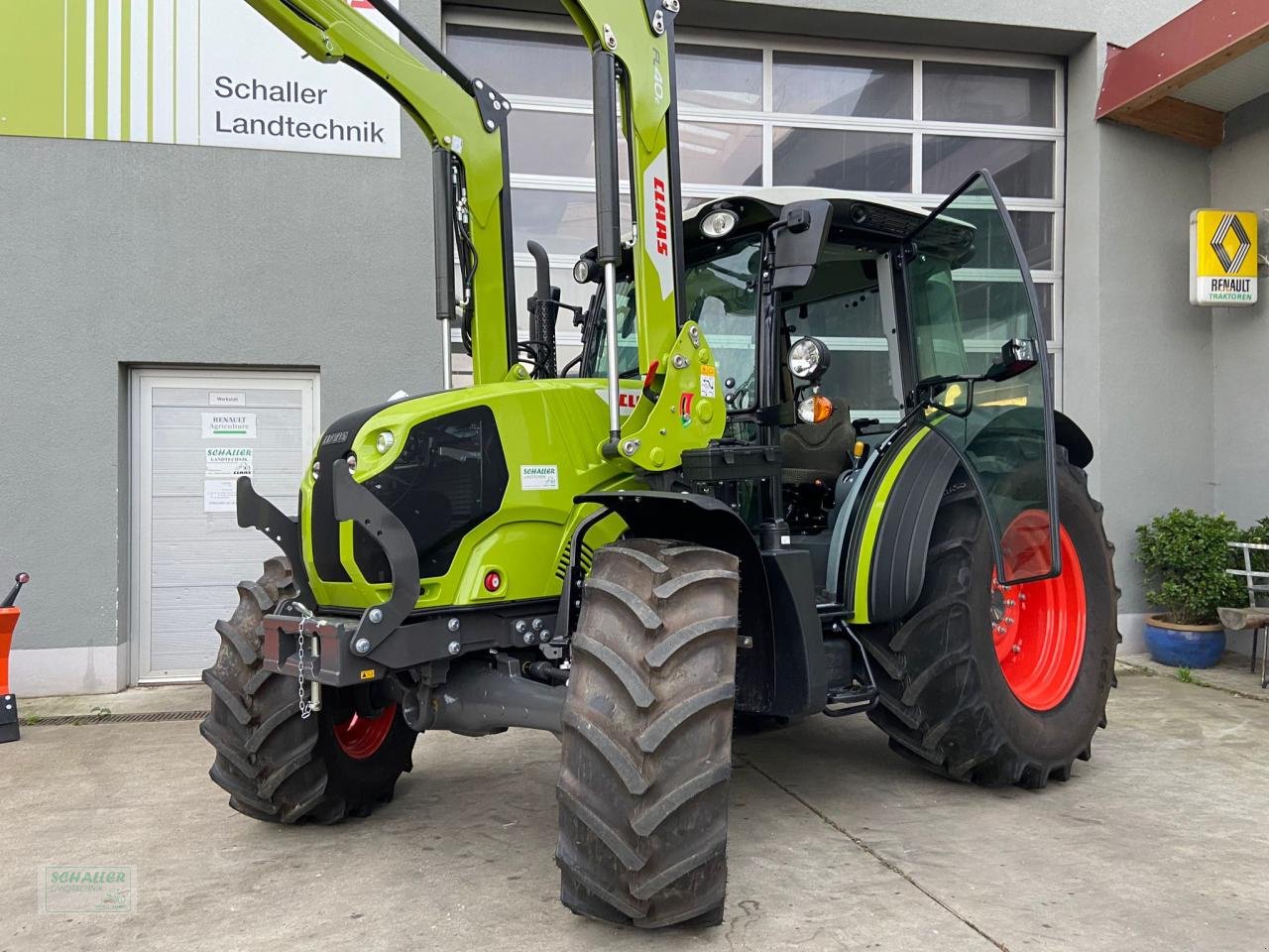 Traktor del tipo CLAAS ELIOS 210 Classic mit Frontlader FL40e, Beifahrersitz optional, Neumaschine In Geiselhöring (Immagine 17)
