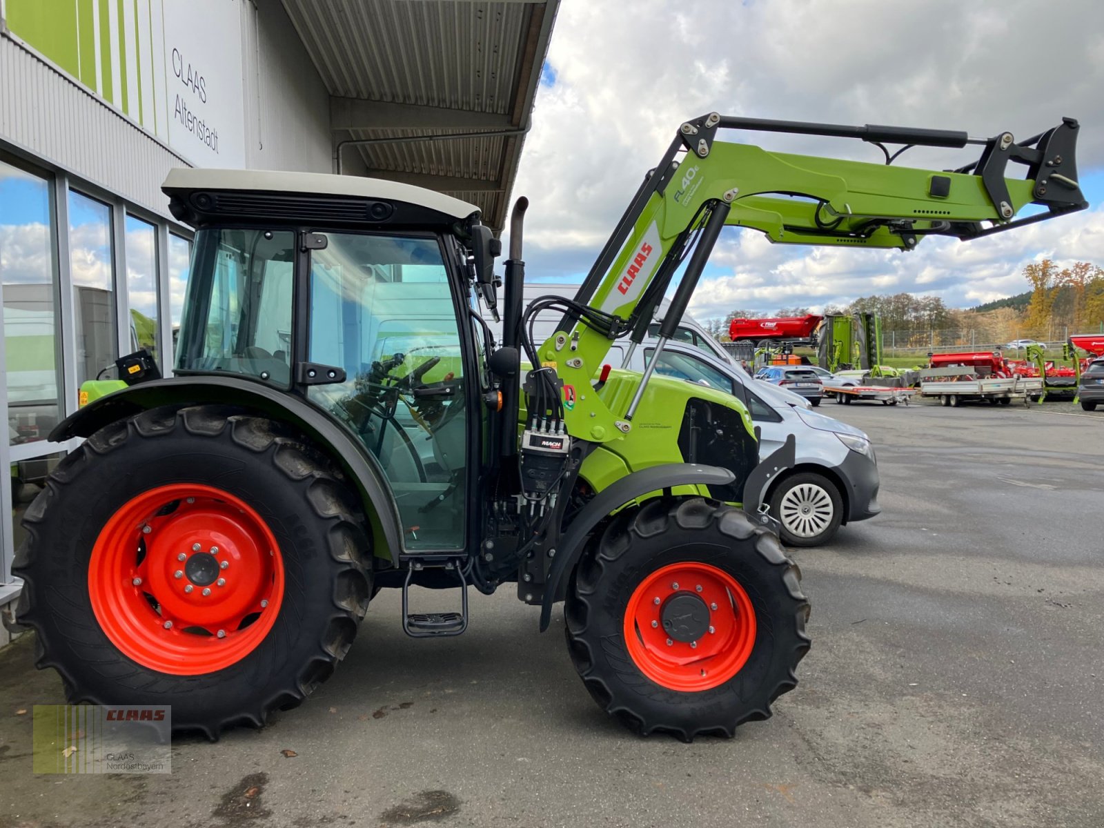 Traktor des Typs CLAAS Elios 210 + FL 40 E + Klima + Druckluft, Gebrauchtmaschine in Altenstadt a.d. Waldnaab (Bild 4)