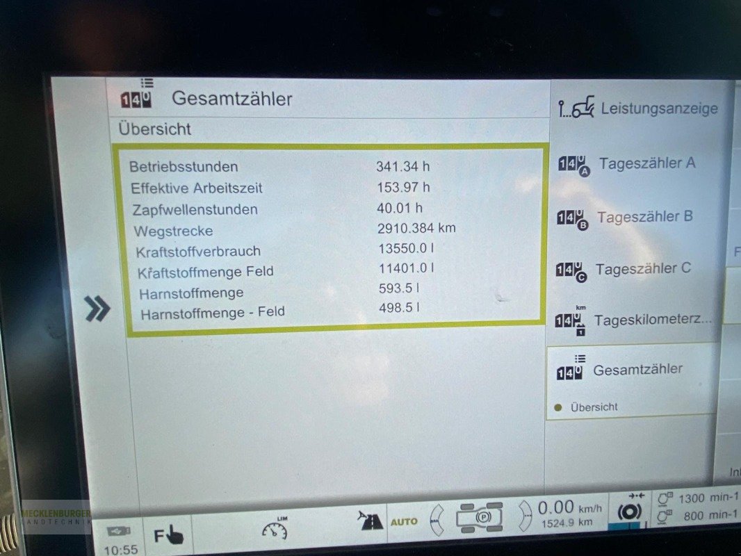 Traktor del tipo CLAAS Xerion 12.650 Terra Trac + GPS RTK, Gebrauchtmaschine en Mühlengeez (Imagen 17)