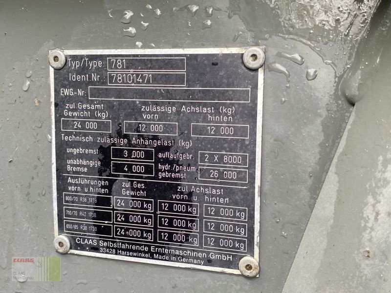 Traktor des Typs CLAAS XERION 3800 TRAC VC, Gebrauchtmaschine in Vohburg (Bild 23)