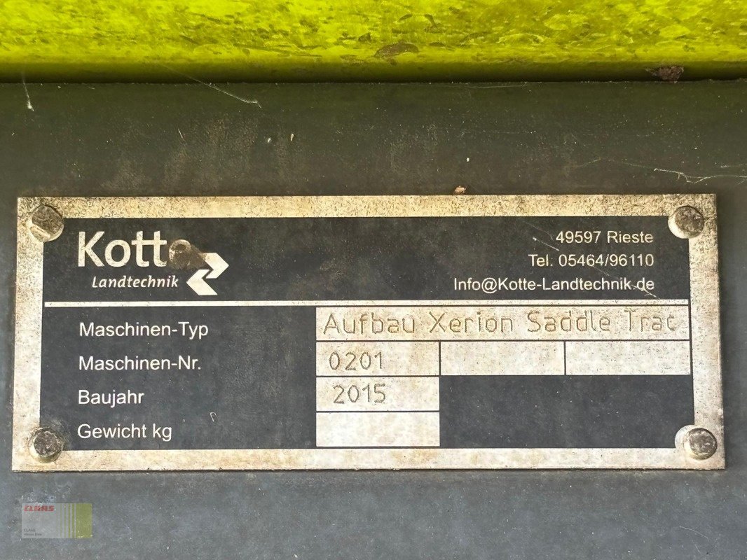 Traktor of the type CLAAS XERION 4000 SADDLE TRAC, KOTTE XST 16 cbm, Gebrauchtmaschine in Molbergen (Picture 19)