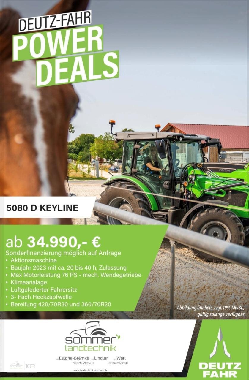 Traktor del tipo Deutz-Fahr 5070 D Keyline, Neumaschine In Eslohe–Bremke (Immagine 2)
