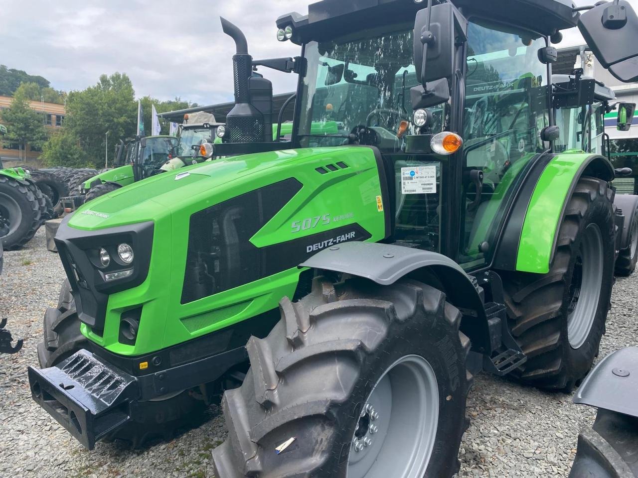 Traktor of the type Deutz-Fahr 5075 Keyline GS, Neumaschine in Eslohe–Bremke (Picture 1)