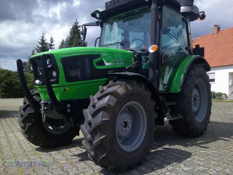 Traktor типа Deutz-Fahr 5080 D, Kabine mit Befahrersitz, 40 km/h, aus Betriebsaufgabe mit Rest - Werksgarantie, Gebrauchtmaschine в Buchdorf (Фотография 1)