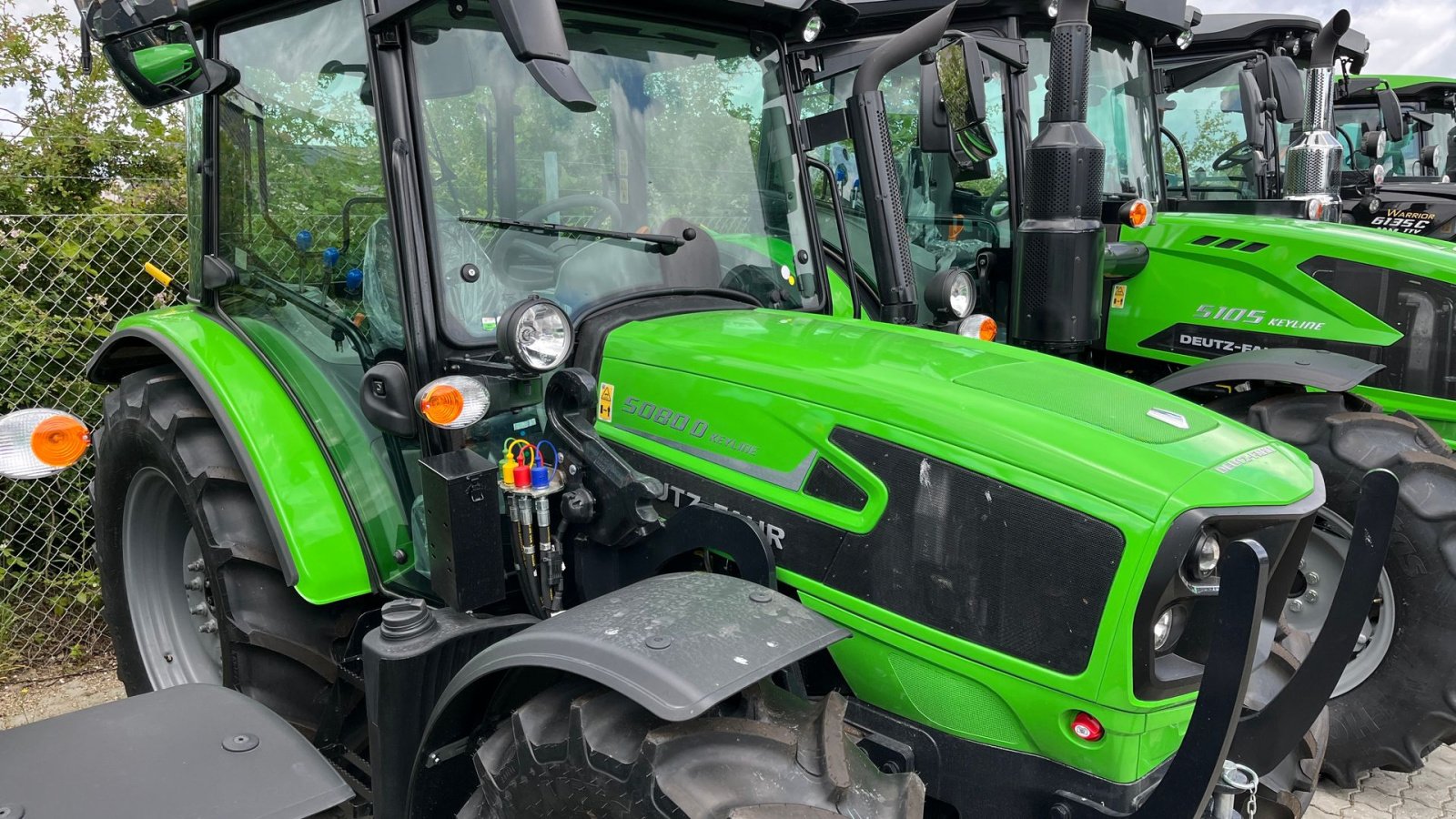 Traktor του τύπου Deutz-Fahr 5080 D Keyline Frontlæsser Stoll 35-18P, Gebrauchtmaschine σε Borre (Φωτογραφία 1)