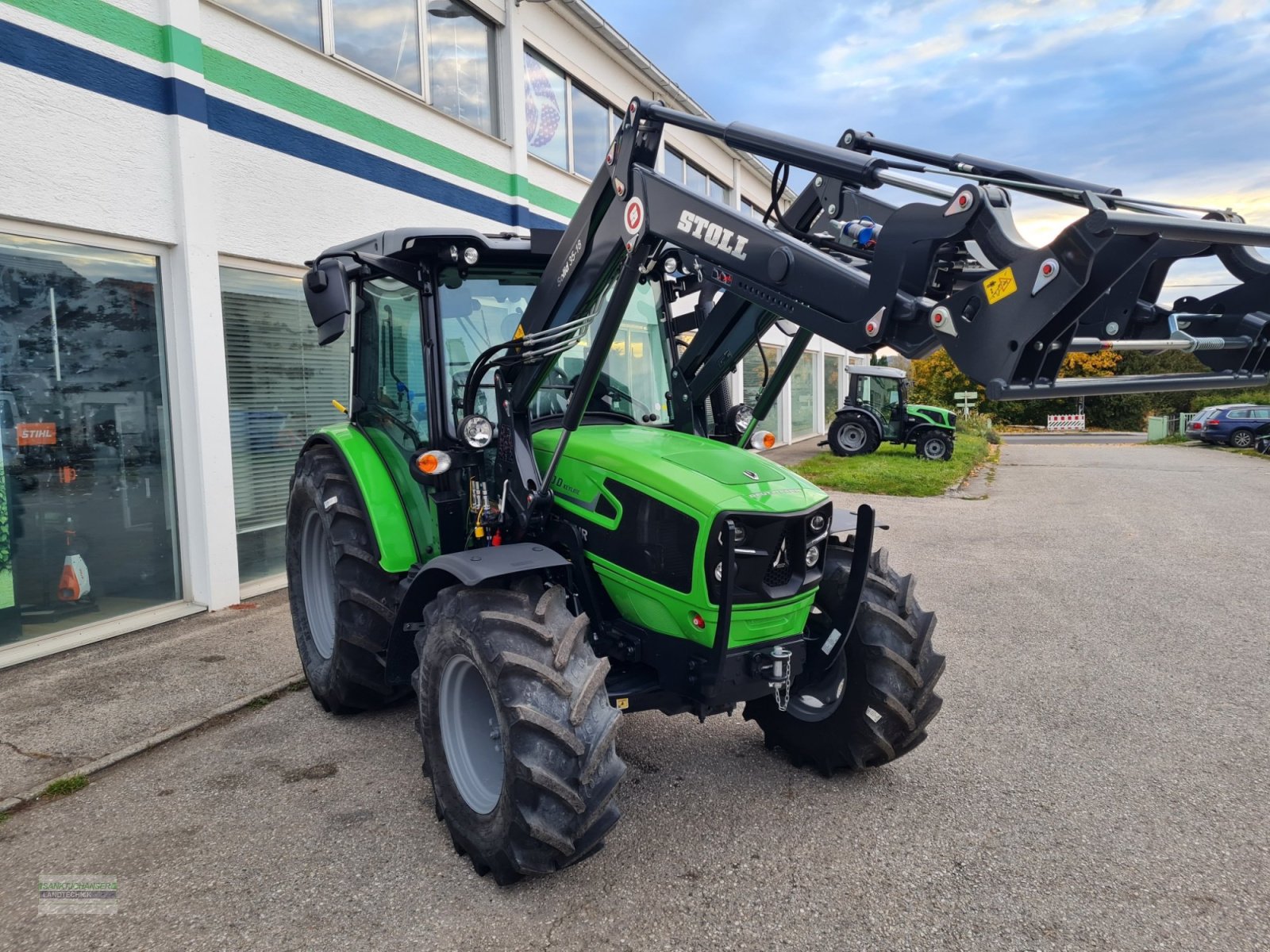 Traktor tipa Deutz-Fahr 5080 D Keyline GS -mit Stoll Frontlader Solid 35-18 P-, Neumaschine u Diessen (Slika 1)
