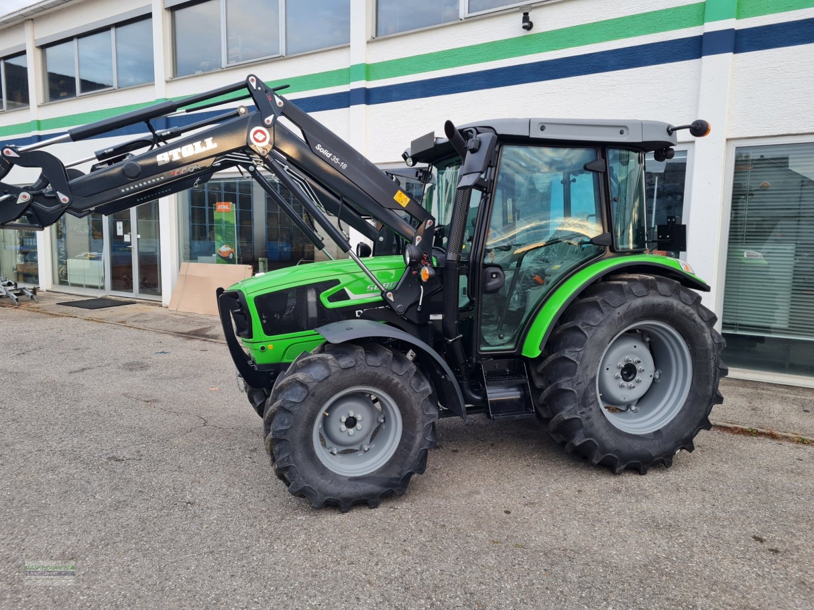 Traktor tipa Deutz-Fahr 5080 D Keyline GS -mit Stoll Frontlader Solid 35-18 P-, Neumaschine u Diessen (Slika 2)