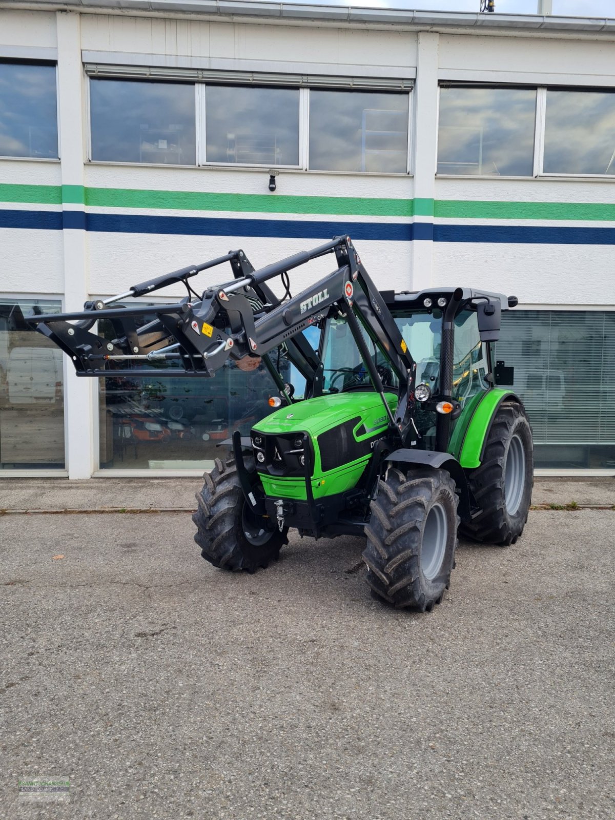 Traktor tipa Deutz-Fahr 5080 D Keyline GS -mit Stoll Frontlader Solid 35-18 P-, Neumaschine u Diessen (Slika 3)