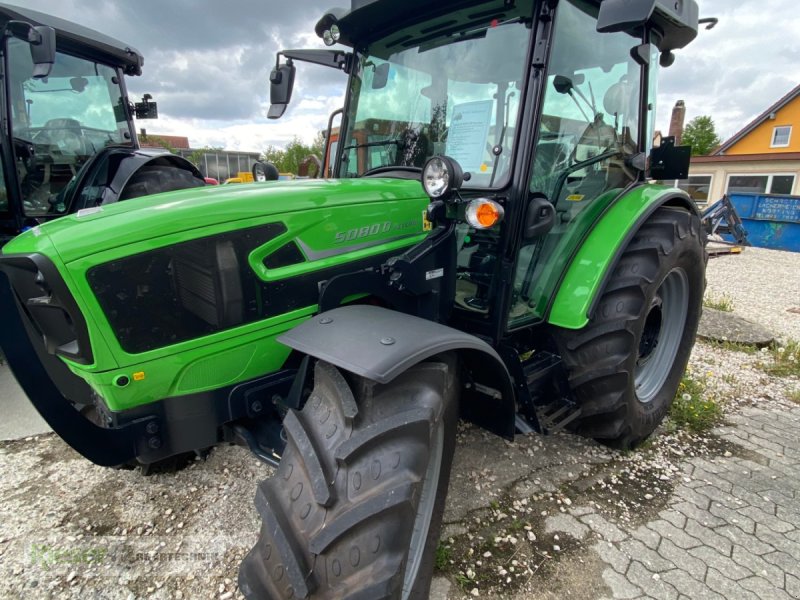 Traktor typu Deutz-Fahr 5080 D Keyline GS, Variante B, Aktionsschlepper, Neumaschine v Nördlingen