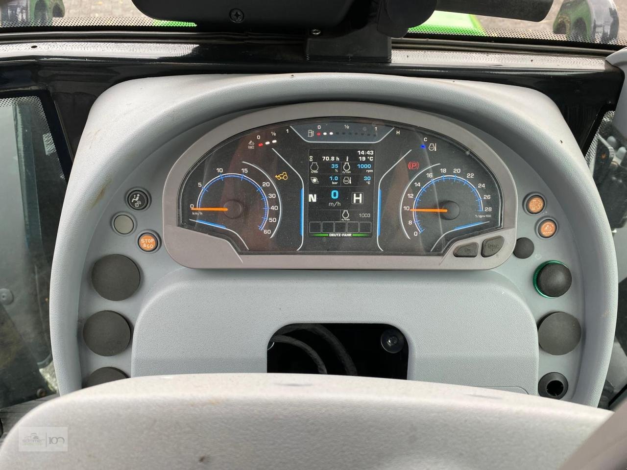 Traktor des Typs Deutz-Fahr 5080 D Keyline HGS, Neumaschine in Eslohe–Bremke (Bild 5)
